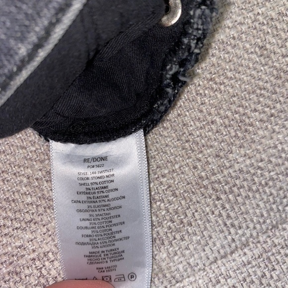 Re/Done Straight Crop Denim - Picture 6 of 7